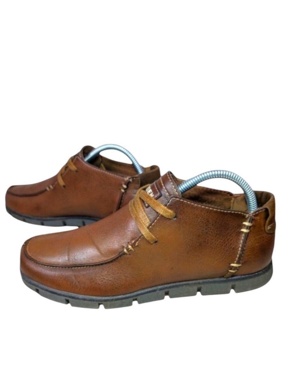 Steve Madden Wiley Dress Boots Brown Lace Up High Mid Top Men's Size 8